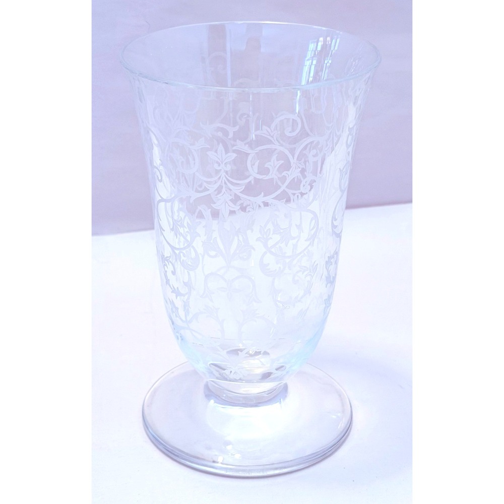 VTG BACCARAT Vase Crystal Vase Michelangelo Heavy Flared French Country Regency